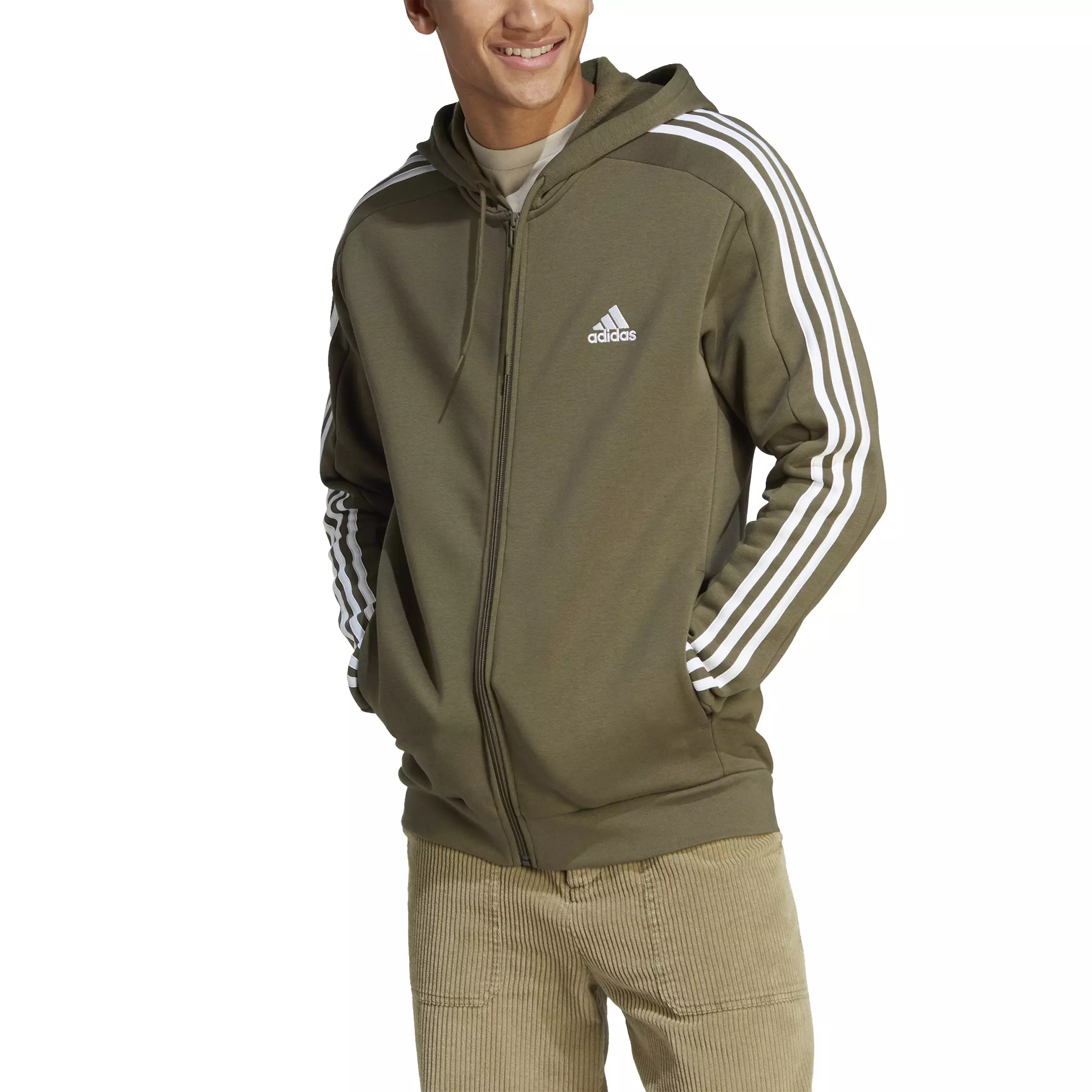 Adidas jacket olive outlet green